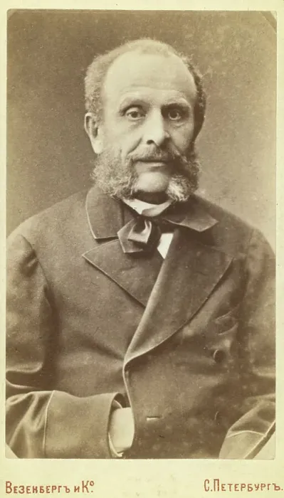 Framed Print : Nikola i Karlovich Girs, half-length portrait, facing front, between 1880 and 1886. Creator: Unknown Framed Print : Nikola i Karlovich Girs, half-length portrait, facing front, between 1880 and 1886. Creator: Unknown