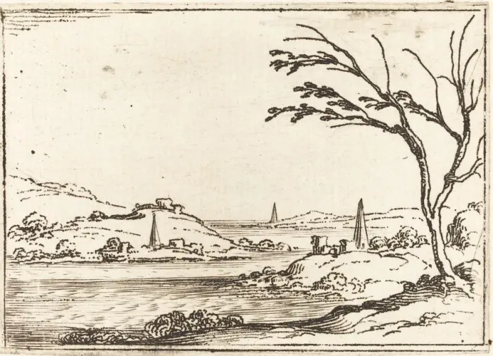 Framed Print : The Nile Flooding. Creator: Jacques Callot Framed Print : The Nile Flooding. Creator: Jacques Callot