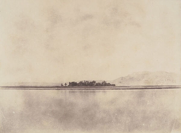 The Nile in front of the Theban Hills, 1853-54. Creator: John Beasley Greene