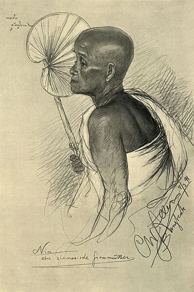 Nim - a Siamese grandmother, Bangkok, 1898. Creator: Christian Wilhelm Allers