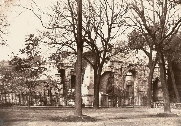 Nimes, Temple de Diane, ca. 1862. Creator: Edouard Baldus