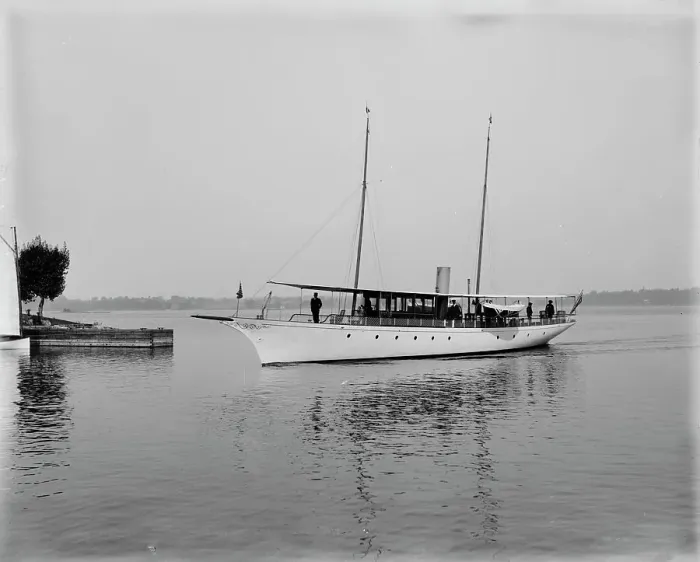 Framed Print : Nina, Calumet Island, St. Lawrence, River, N.Y. The, between 1880 and 1906. Creator: Unknown Framed Print : Nina, Calumet Island, St. Lawrence, River, N.Y. The, between 1880 and 1906. Creator: Unknown