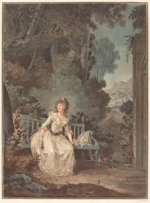 Framed Print : Nina, ou La Folle par amour (Nina, or The Woman Maddened by Love), 1787 Framed Print : Nina, ou La Folle par amour (Nina, or The Woman Maddened by Love), 1787