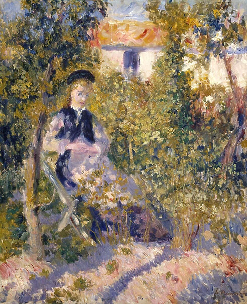 Nini in the Garden (Nini Lopez), 1876. Creator: Pierre-Auguste Renoir