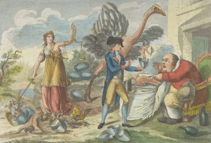 Framed Print : The Ninth of Thermidor, or the English Surprise... 1795 Framed Print : The Ninth of Thermidor, or the English Surprise... 1795