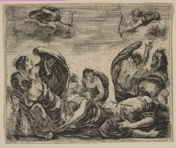 Framed Print : Niobe, from Game of Mythology (Jeu de la Mythologie), 1644 Framed Print : Niobe, from Game of Mythology (Jeu de la Mythologie), 1644