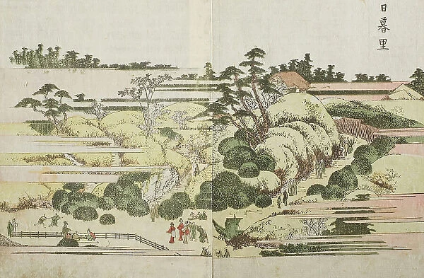 Nippori, c1802. Creator: Hokusai