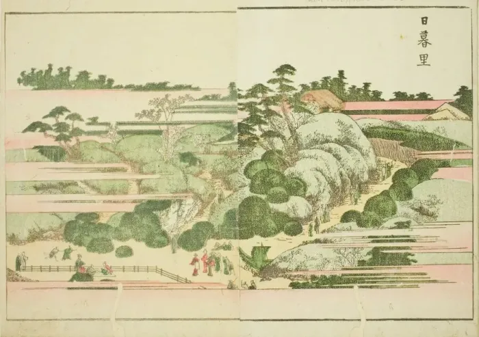 Framed Print : Nippori, from the illustrated book Picture Book of Amusements of the East Framed Print : Nippori, from the illustrated book Picture Book of Amusements of the East