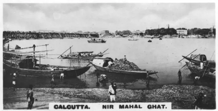 Framed Print : Nir Mahal Ghat, Calcutta, India, c1925 Framed Print : Nir Mahal Ghat, Calcutta, India, c1925