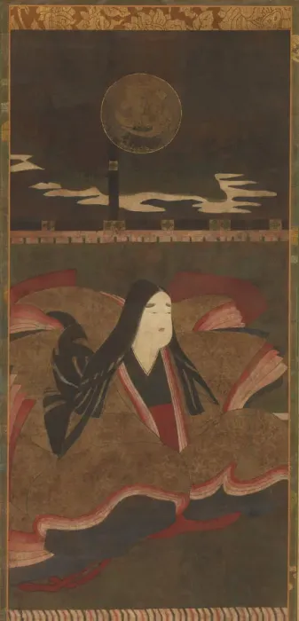 Framed Print : Niu Myojin, early 14th century. Creator: Unknown Framed Print : Niu Myojin, early 14th century. Creator: Unknown