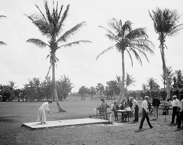 No. 1 tee, Golf Links, Palm Beach, Fla. c1904. Creator: Unknown