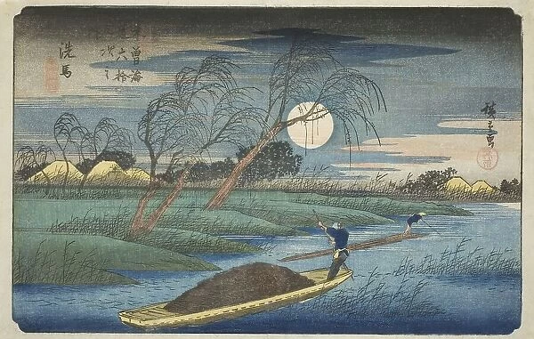 No. 32: Seba, from the series 'Sixty-nine Stations of the Kisokaido (Kisokaido...', c. 1835 / 38. Creator: Ando Hiroshige. No. 32: Seba, from the series 'Sixty-nine Stations of the Kisokaido (Kisokaido...', c. 1835 / 38)