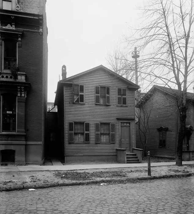 Framed Print : No. 33 Center St. [Street], Detroit, Mich. between 1900 and 1910. Creator: Unknown