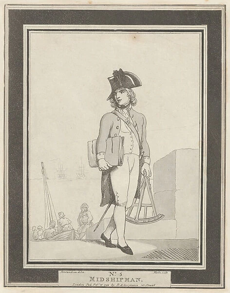 No. 5: Midshipman, February 15, 1799. Creator: Henri Merke