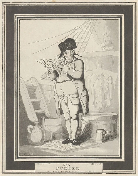 No. 6: Purser, February 15, 1799. Creator: Henri Merke