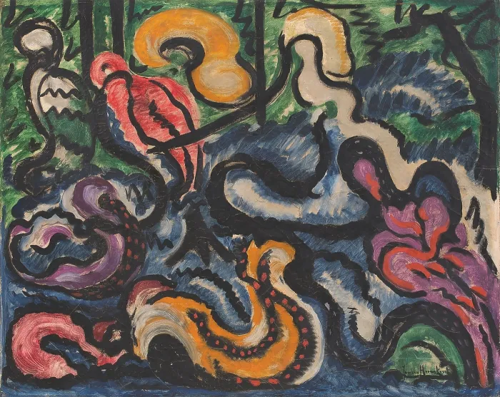 Framed Print : No. 61, 1916-1917. Creator: Heemskerck, Jacoba van (1876-1923) Framed Print : No. 61, 1916-1917. Creator: Heemskerck, Jacoba van (1876-1923)