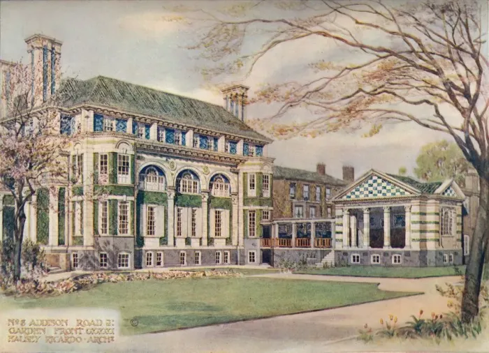 Framed Print : No. 8 Addison Road, Kensington, 1907. Artist: Thomas Hamilton Crawford Framed Print : No. 8 Addison Road, Kensington, 1907. Artist: Thomas Hamilton Crawford
