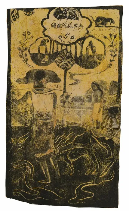 Framed Print : Noa Noa (Fragrant), from the Noa Noa Suite, 1893  /  94. Creator: Paul Gauguin
