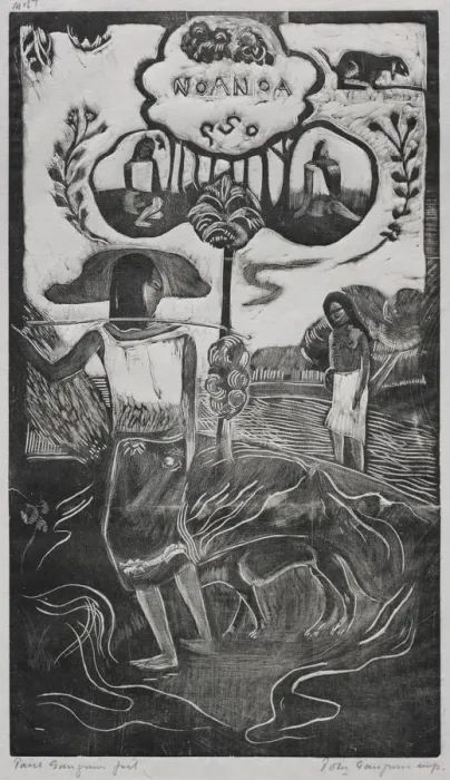 Framed Print : Noa Noa: Noa Noa (Fragrant Scent), 1893 -94. Creator: Paul Gauguin (French, 1848-1903) Framed Print : Noa Noa: Noa Noa (Fragrant Scent), 1893 -94. Creator: Paul Gauguin (French, 1848-1903)
