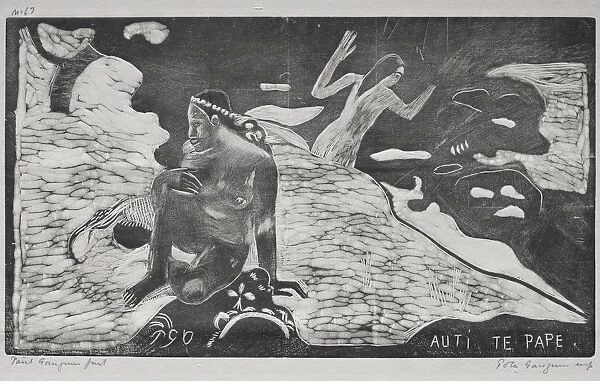 Noa Noa: Women at the River (Auti Te Pape), 1893-94. Creator: Paul Gauguin (French, 1848-1903)
