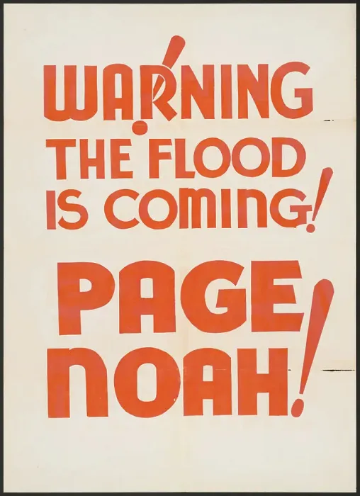 Framed Print : Noah, [193-]. Creator: Unknown