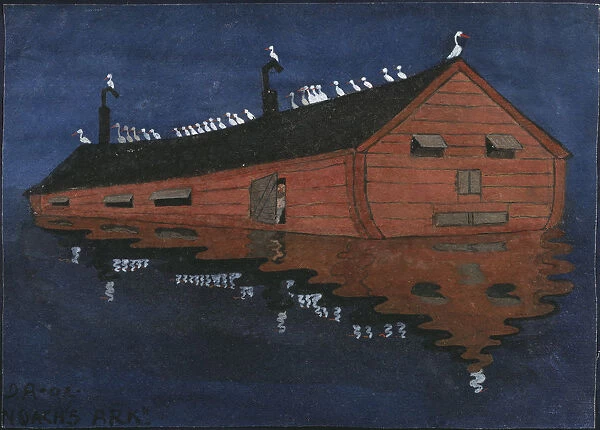 Noahs Ark. Noah's Ark. Found in the collection of Nationalmuseum Stockholm