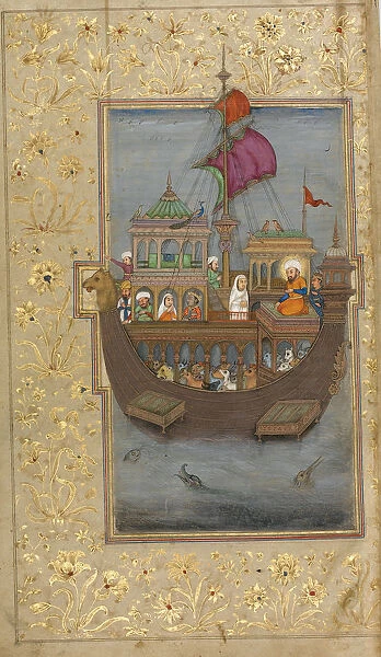 Noah?s Ark, 17th century. Artist: Indian Art