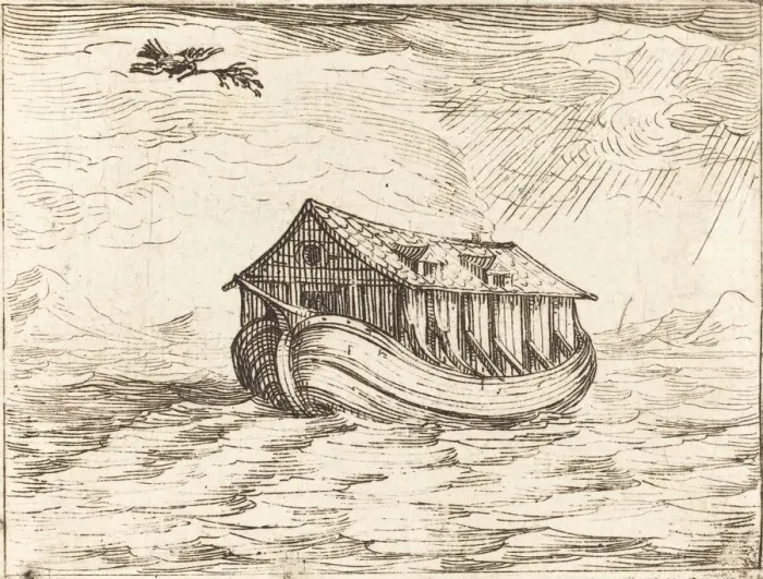 Framed Print : Noahs Ark. Creator: Jacques Callot Framed Print : Noahs Ark. Creator: Jacques Callot