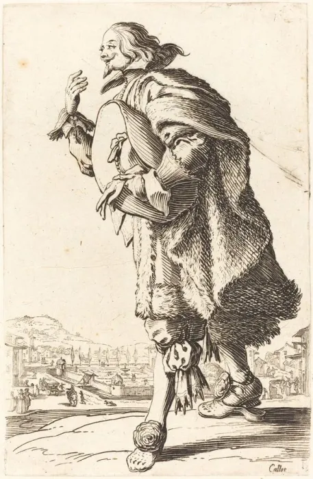Framed Print : Noble Man with Felt Hat, Bowing, c. 1620 / 1623. Creator: Jacques Callot Framed Print : Noble Man with Felt Hat, Bowing, c. 1620 / 1623. Creator: Jacques Callot