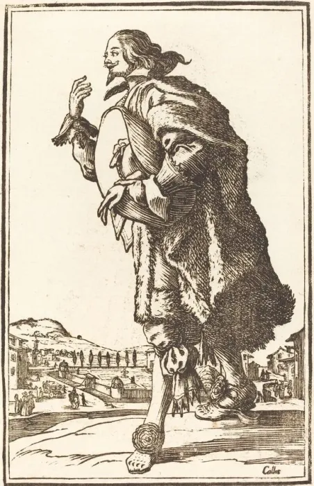 Framed Print : Noble Man with Felt Hat, Bowing. Creator: Unknown Framed Print : Noble Man with Felt Hat, Bowing. Creator: Unknown
