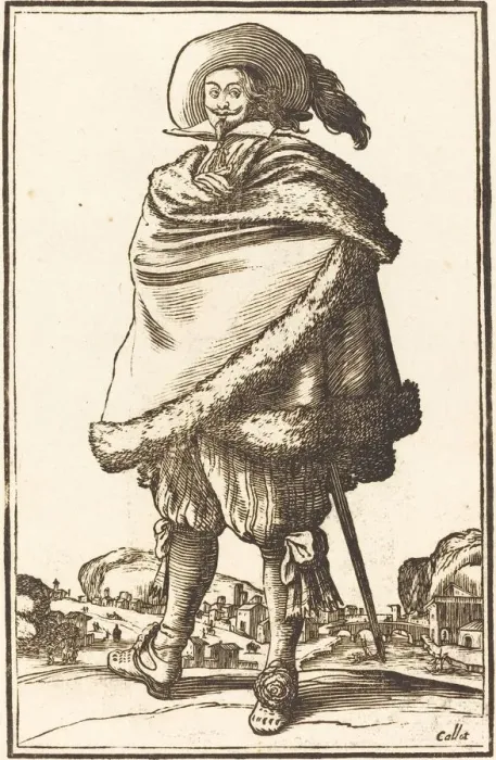 Framed Print : Noble Man Wrapped in a Mantle Trimmed with Fur. Creator: Unknown Framed Print : Noble Man Wrapped in a Mantle Trimmed with Fur. Creator: Unknown