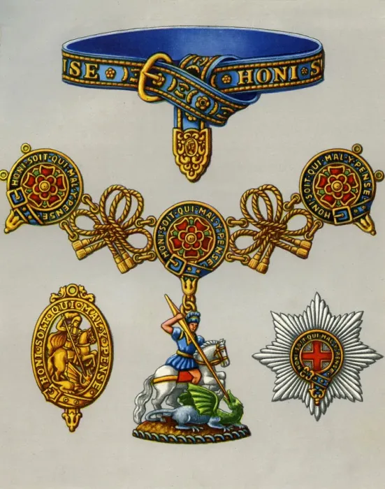 Framed Print : The Most Noble Order of the Garter, 1941 Framed Print : The Most Noble Order of the Garter, 1941