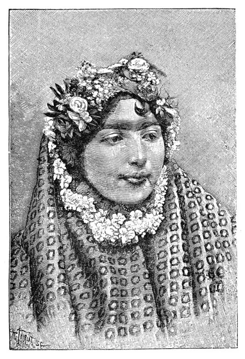 Framed Print : A noble Persian lady, 1895. Artist: Henri Thiriat Framed Print : A noble Persian lady, 1895. Artist: Henri Thiriat