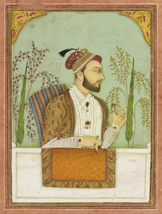 Framed Print : A nobleman, dated 1687. Creator: Son of Ruknuddin Framed Print : A nobleman, dated 1687. Creator: Son of Ruknuddin