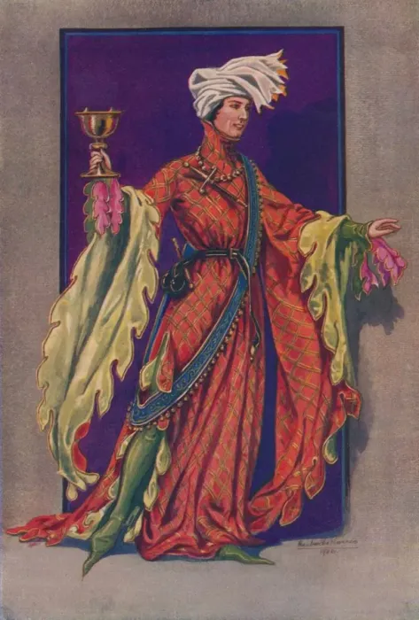 Framed Print : A Nobleman. End of Fourteenth Century, 1926. Artist: Herbert Norris