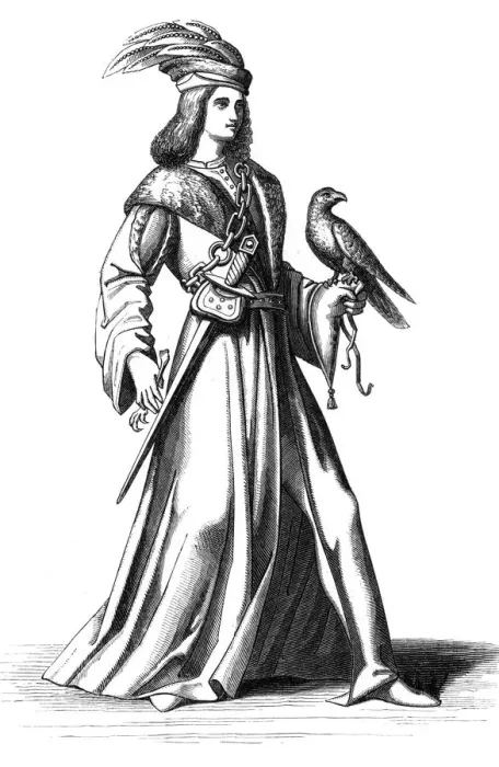 Framed Print : A nobleman of Provence, France, 15th century (1849) Framed Print : A nobleman of Provence, France, 15th century (1849)