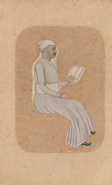 A Nobleman Reading, ca. 1750-75. Creator: Unknown