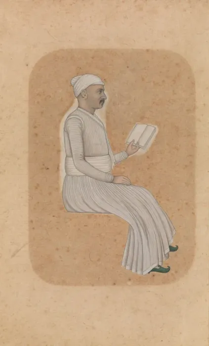 Framed Print : A Nobleman Reading, ca. 1750-75. Creator: Unknown Framed Print : A Nobleman Reading, ca. 1750-75. Creator: Unknown