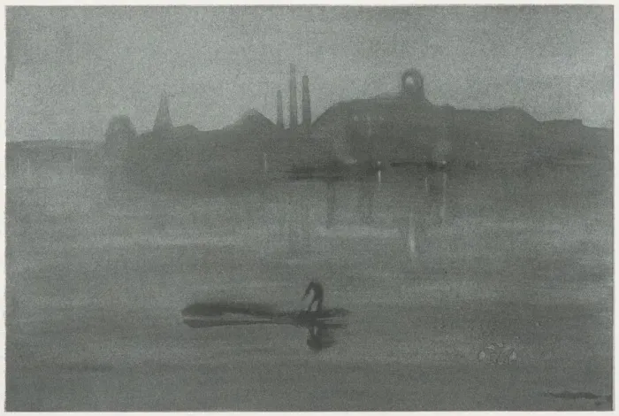 Framed Print : Nocturne, 1878. Creator: James Abbott McNeill Whistler Framed Print : Nocturne, 1878. Creator: James Abbott McNeill Whistler