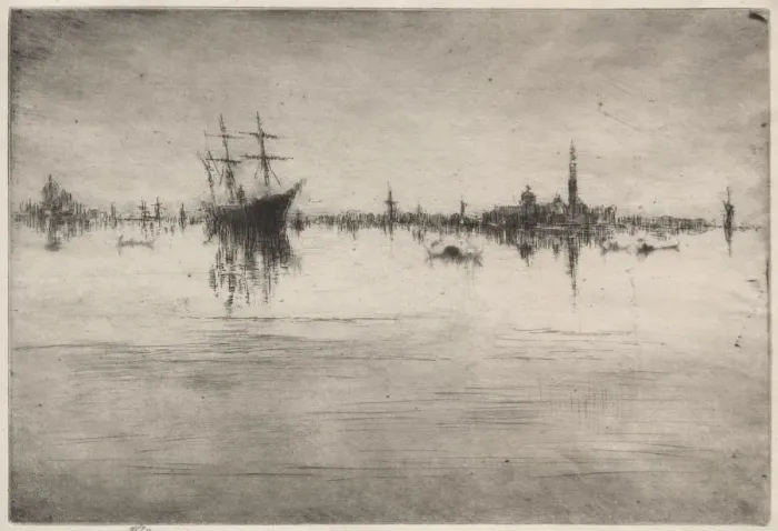 Framed Print : Nocturne, 1879-1880. Creator: James McNeill Whistler (American, 1834-1903) Framed Print : Nocturne, 1879-1880. Creator: James McNeill Whistler (American, 1834-1903)