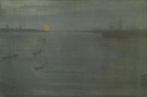 Nocturne: Blue and Gold - Southampton Water, 1872. Creator: James Abbott McNeill Whistler