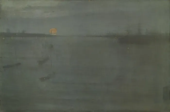 Framed Print : Nocturne: Blue and Gold - Southampton Water, 1872. Creator: James Abbott McNeill Whistler Framed Print : Nocturne: Blue and Gold - Southampton Water, 1872. Creator: James Abbott McNeill Whistler