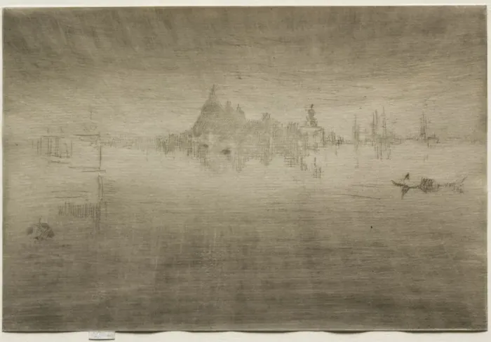 Framed Print : Nocturne: Salute. Creator: James McNeill Whistler (American, 1834-1903) Framed Print : Nocturne: Salute. Creator: James McNeill Whistler (American, 1834-1903)