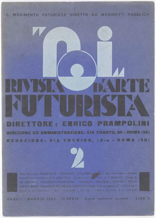 Framed Print : Noi. Rivista d'arte futurista, 1923-1925. Creator: Marinetti, Filippo Tommaso (1876-1944) Framed Print : Noi. Rivista d'arte futurista, 1923-1925. Creator: Marinetti, Filippo Tommaso (1876-1944)