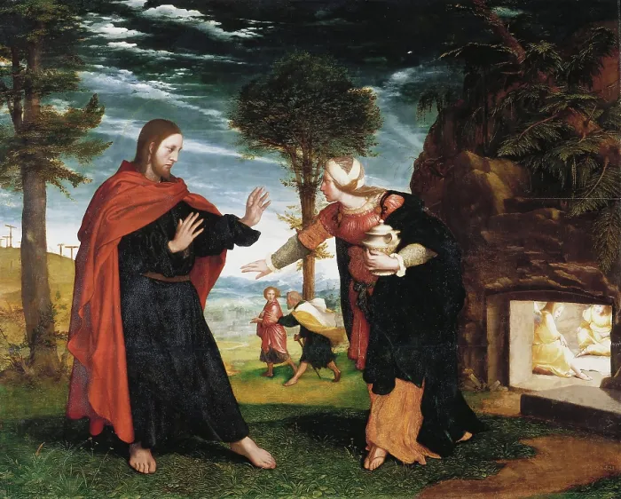 Framed Print : Noli me Tangere, 1526-1528. Creator: Holbein, Hans, the Younger (1497-1543) Framed Print : Noli me Tangere, 1526-1528. Creator: Holbein, Hans, the Younger (1497-1543)