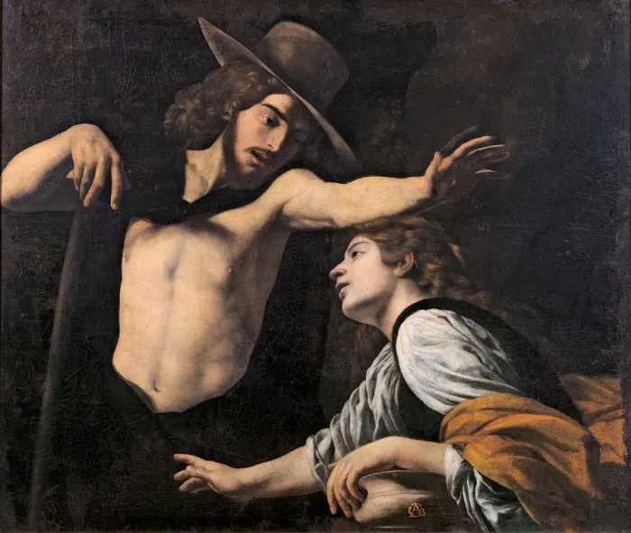 Framed Print : Noli me tangere, c. 1618 Framed Print : Noli me tangere, c. 1618