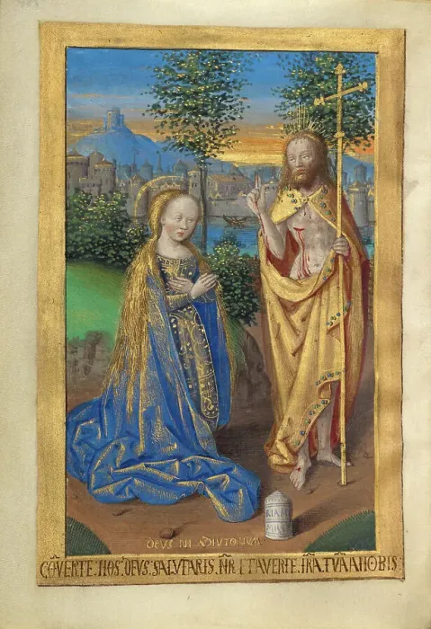 Framed Print : Noli me tangere; Poncher Hours, about 1500. Creator: Master of the Chronique Scandaleuse Framed Print : Noli me tangere; Poncher Hours, about 1500. Creator: Master of the Chronique Scandaleuse