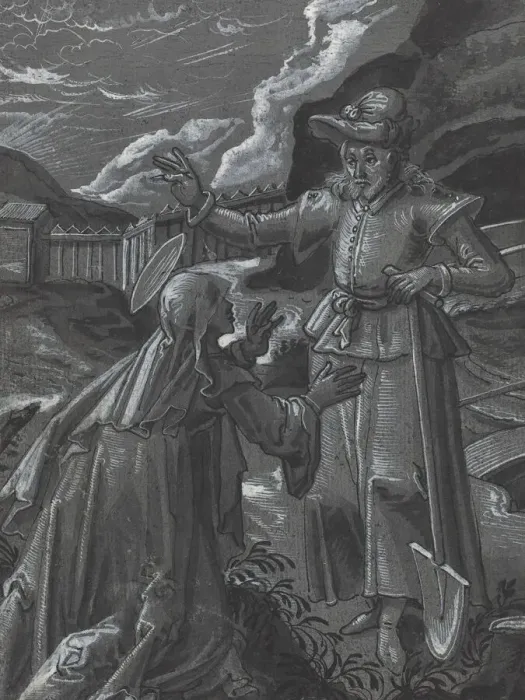 Framed Print : Noli Me Tangere [verso], c. 1600. Creator: Unknown