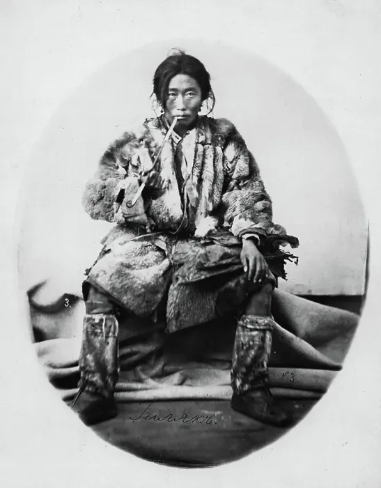 Framed Print : Nomadic Gilyak, 1865-1871. Creator: VV Lanin Framed Print : Nomadic Gilyak, 1865-1871. Creator: VV Lanin
