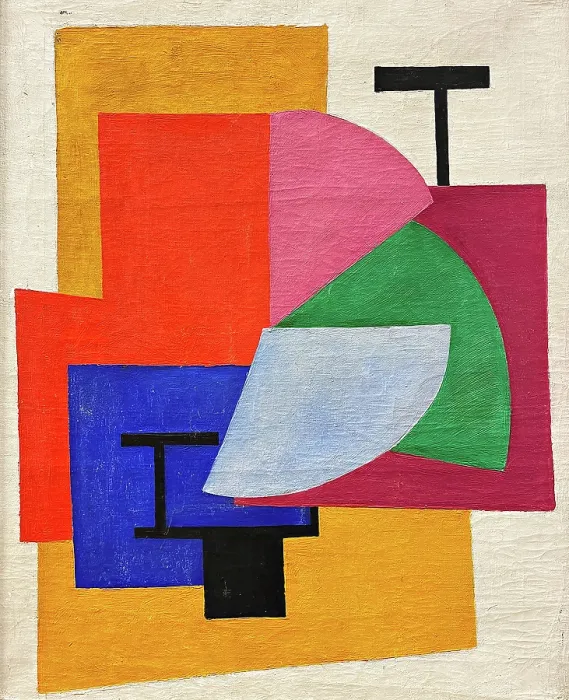 Framed Print : Non-Objective Composition. Suprematism, 1916. Creator: Rozanova, Olga Vladimirovna (1886-1918) Framed Print : Non-Objective Composition. Suprematism, 1916. Creator: Rozanova, Olga Vladimirovna (1886-1918)